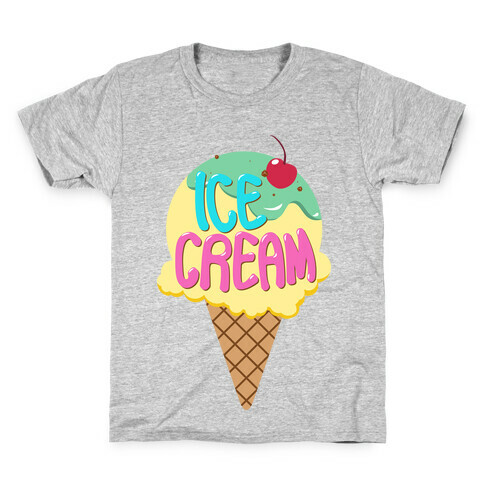 Ice Cream (Tank) Kids T-Shirt