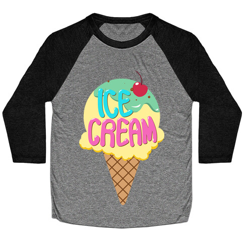 Ice Cream (Tank) Baseball Tee