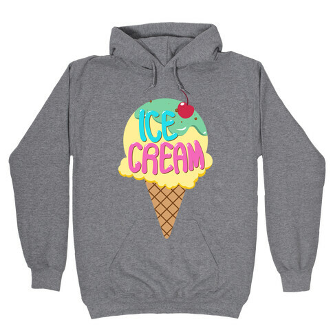 Ice Cream (Tank) Hooded Sweatshirt