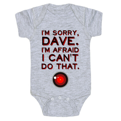 HAL 9000 Quote Baby One-Piece