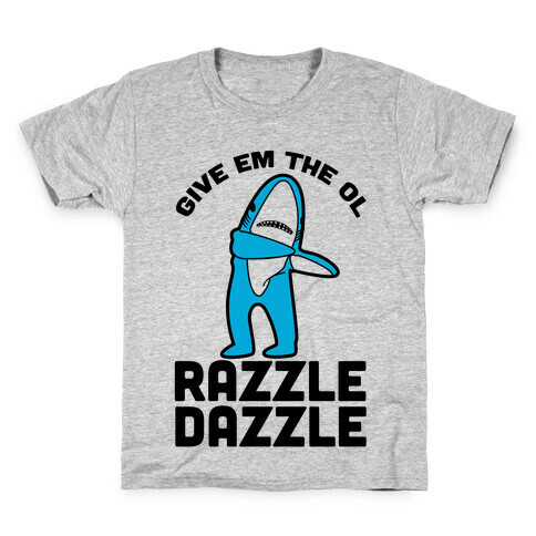 Left Shark Razzle Dazzle Kids T-Shirt