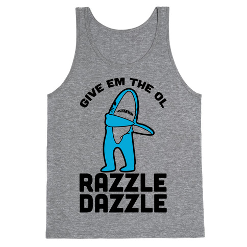 Left Shark Razzle Dazzle Tank Top