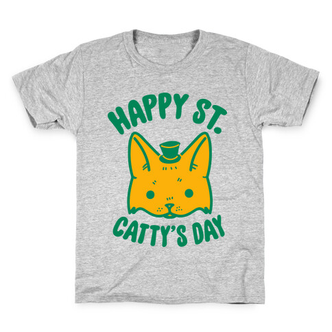 Happy St. Catty's Day Kids T-Shirt