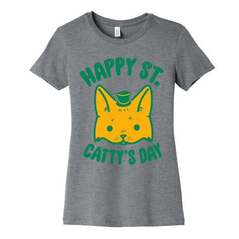 Happy St. Catty's Day Womens T-Shirt