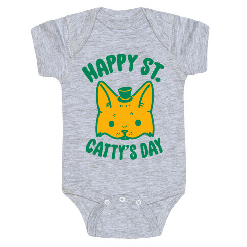 Happy St. Catty's Day Baby One-Piece