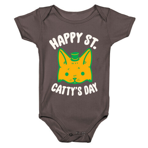 Happy St. Catty's Day Baby One-Piece