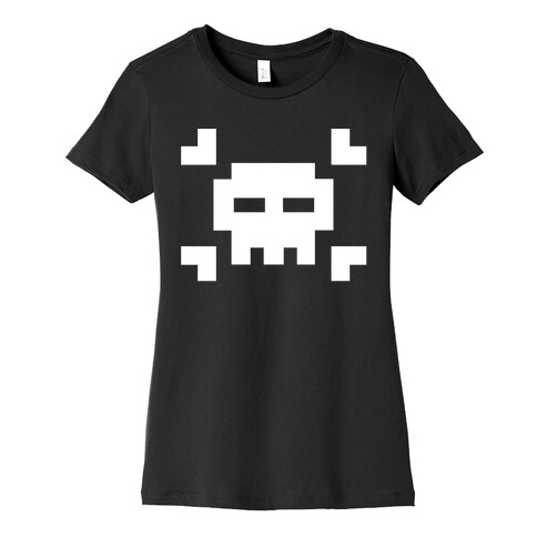 White Skull Womens T-Shirt