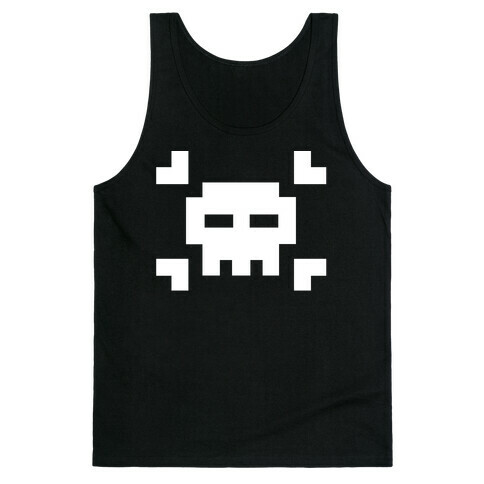 White Skull Tank Top