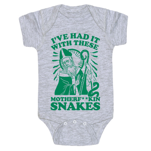I've Had It With These Motherf**kin Snakes Baby One-Piece