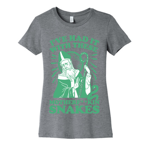 I've Had It With These Motherf**kin Snakes Womens T-Shirt
