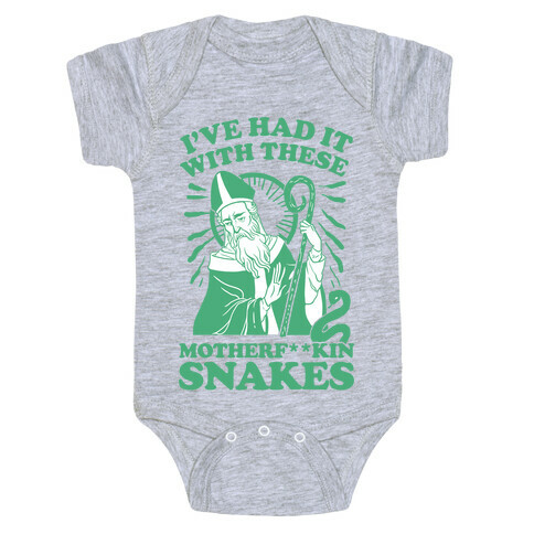 I've Had It With These Motherf**kin Snakes Baby One-Piece