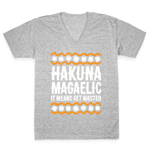 Hakuna Magaelic V-Neck Tee Shirt