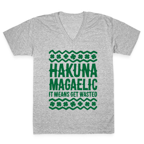 Hakuna Magaelic V-Neck Tee Shirt