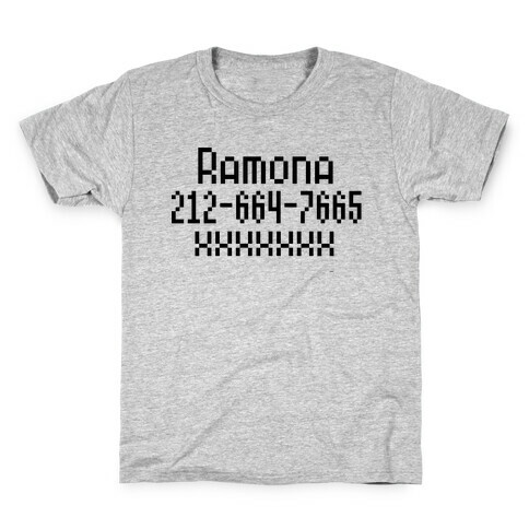 Ramona's Number Kids T-Shirt