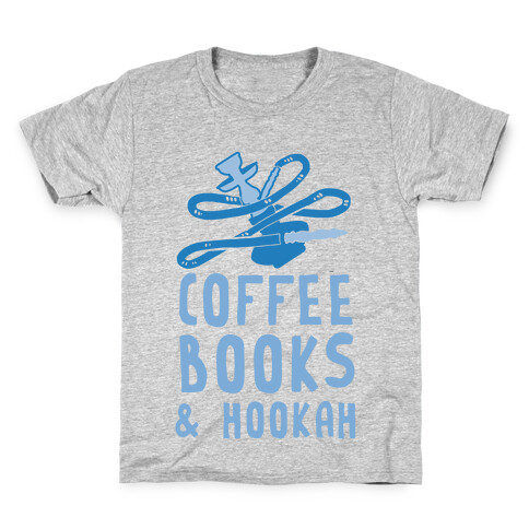 Coffee, Books & Hookah Kids T-Shirt