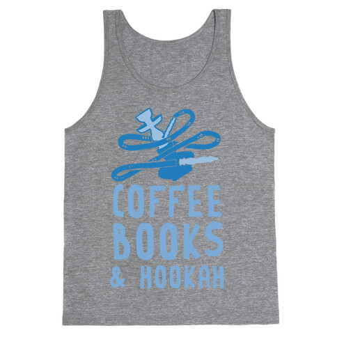 Coffee, Books & Hookah Tank Top