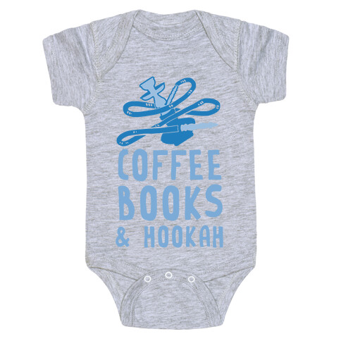 Coffee, Books & Hookah Baby One-Piece