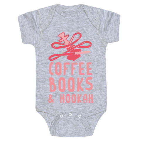 Coffee, Books & Hooka Baby One-Piece