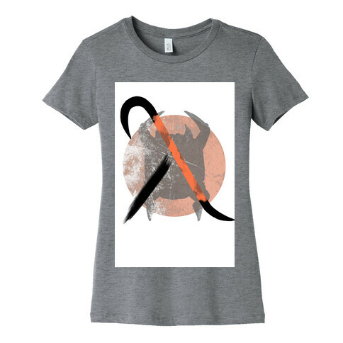 Half Life Crowbar Logo Womens T-Shirt