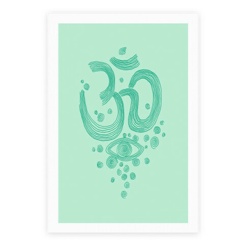 Om And Eye Poster