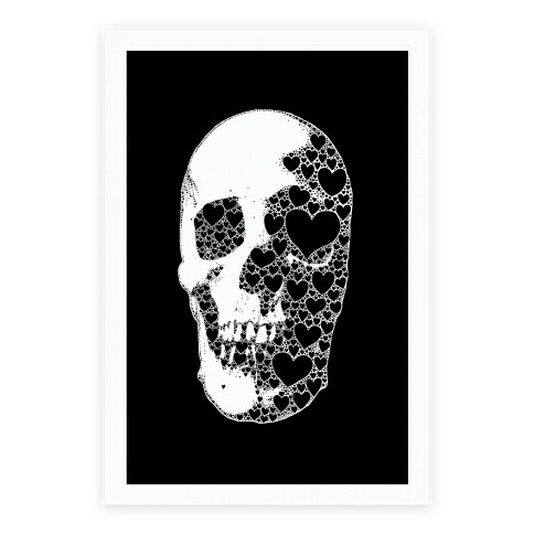 Heart Skull Poster