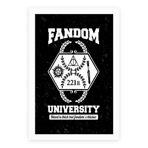 Fandom University Poster