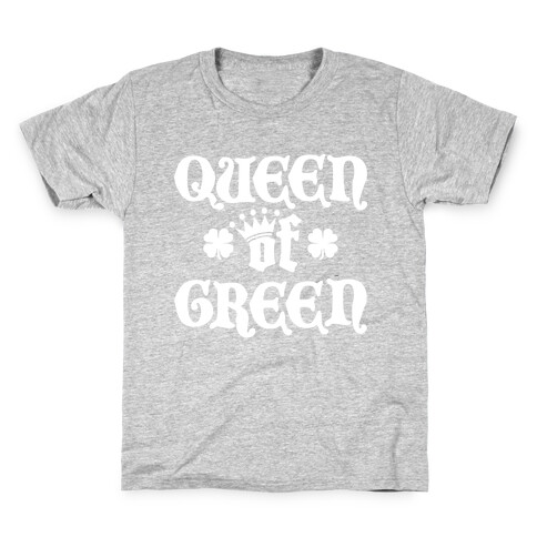 Queen Of Green Kids T-Shirt