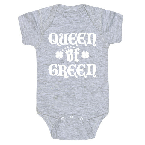 Queen Of Green Baby One-Piece