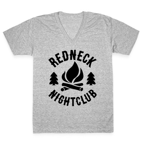 Redneck Nighclub V-Neck Tee Shirt