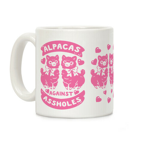 Alpacas Against Assholes Coffee Mug