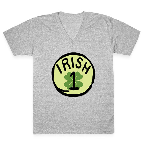 Irish 1 (St. Patricks Day) V-Neck Tee Shirt