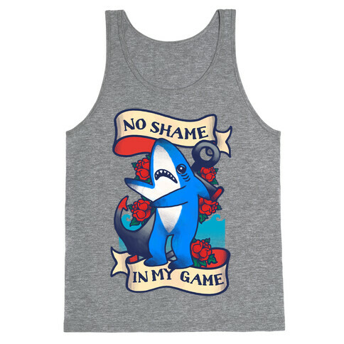 No Shame in My Game (Left Shark Tattoo) Tank Top