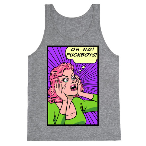 Retro Comic Girl (Oh No! F***boys!) Tank Top