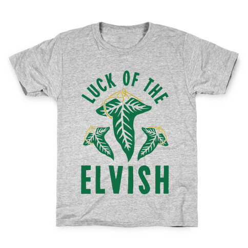 Luck of the Elvish Kids T-Shirt