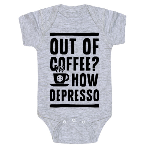 Out of Coffee? How Depresso Baby One-Piece