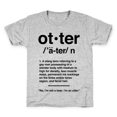 Otter Definition Kids T-Shirt