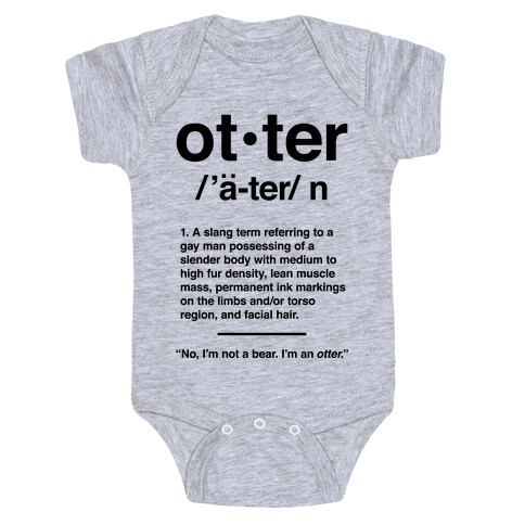 Otter Definition Baby One-Piece