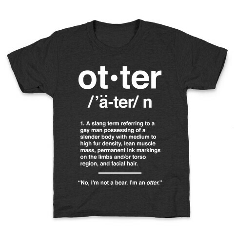 Otter Definition Kids T-Shirt