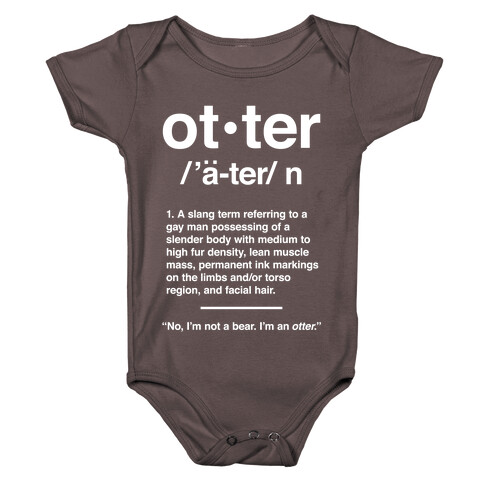 Otter Definition Baby One-Piece