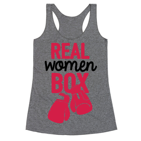 Real Women Box Racerback Tank Top