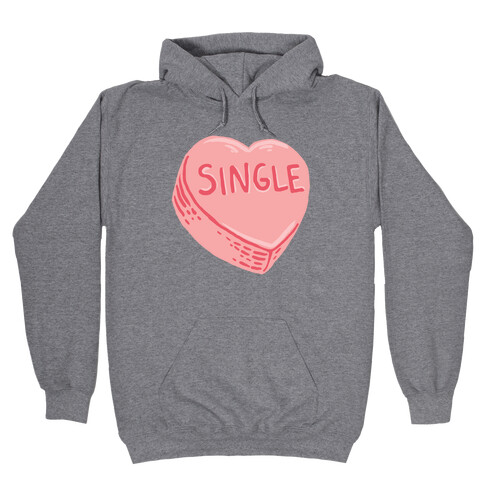 Single Conversation Heart Hooded Sweatshirt
