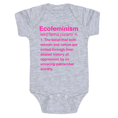Ecofeminism Definition Baby One-Piece