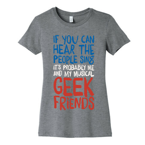 Musical Geeks Womens T-Shirt