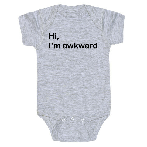 Hi, I'm Awkward Baby One-Piece