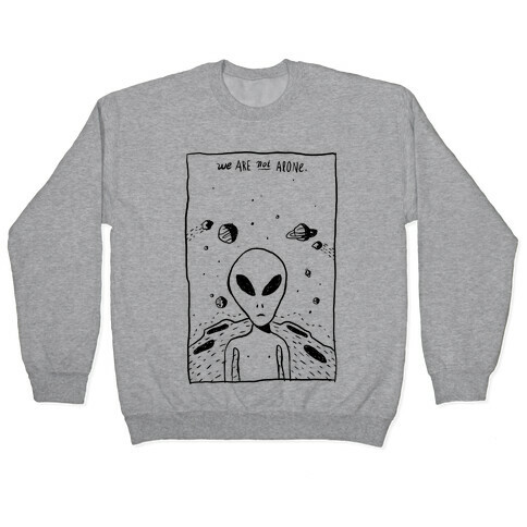 We Are Not Alone Pullover