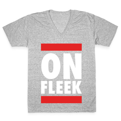 On Fleek (DMC Parody) V-Neck Tee Shirt