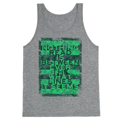 Read Between the Lines (junior) Tank Top