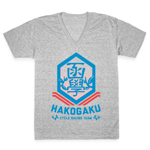 Hakogaku Cycle Racing Team V-Neck Tee Shirt