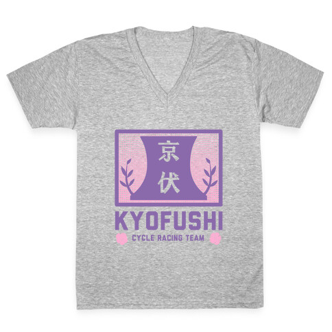 KyoFushi Cycle Racing Team V-Neck Tee Shirt