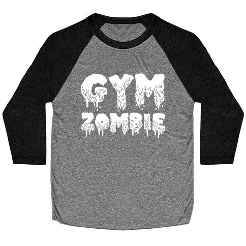 Gym Zombie Baseball Tee